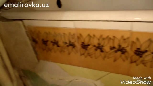 Восстановление эмали чугунных ванн в Ташкенте жидким акрилом. смотреть онлайн