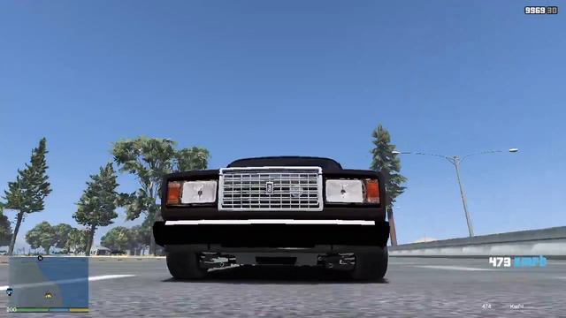 GTA 5 Rolls-Royce Ghost vs VAZ-2107 vs LADA 2110 не обычная гонка в ггта 5,