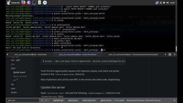 Coding Day 14: testing the API with grpc_cli, and flailing around in Flutter смотреть онлайн