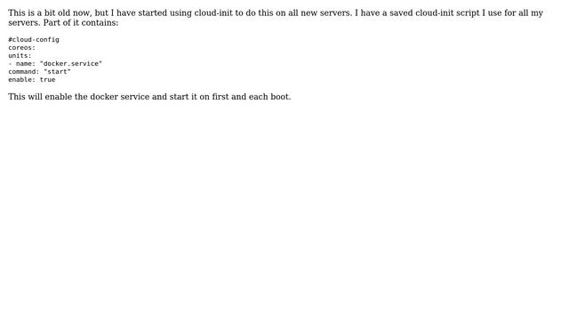 DevOps & SysAdmins: Docker daemon doesn't start on boot on CoreOS (4 Solutions!!) смотреть онлайн