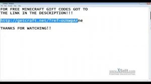 Minecraft Free Gift Codes!!!