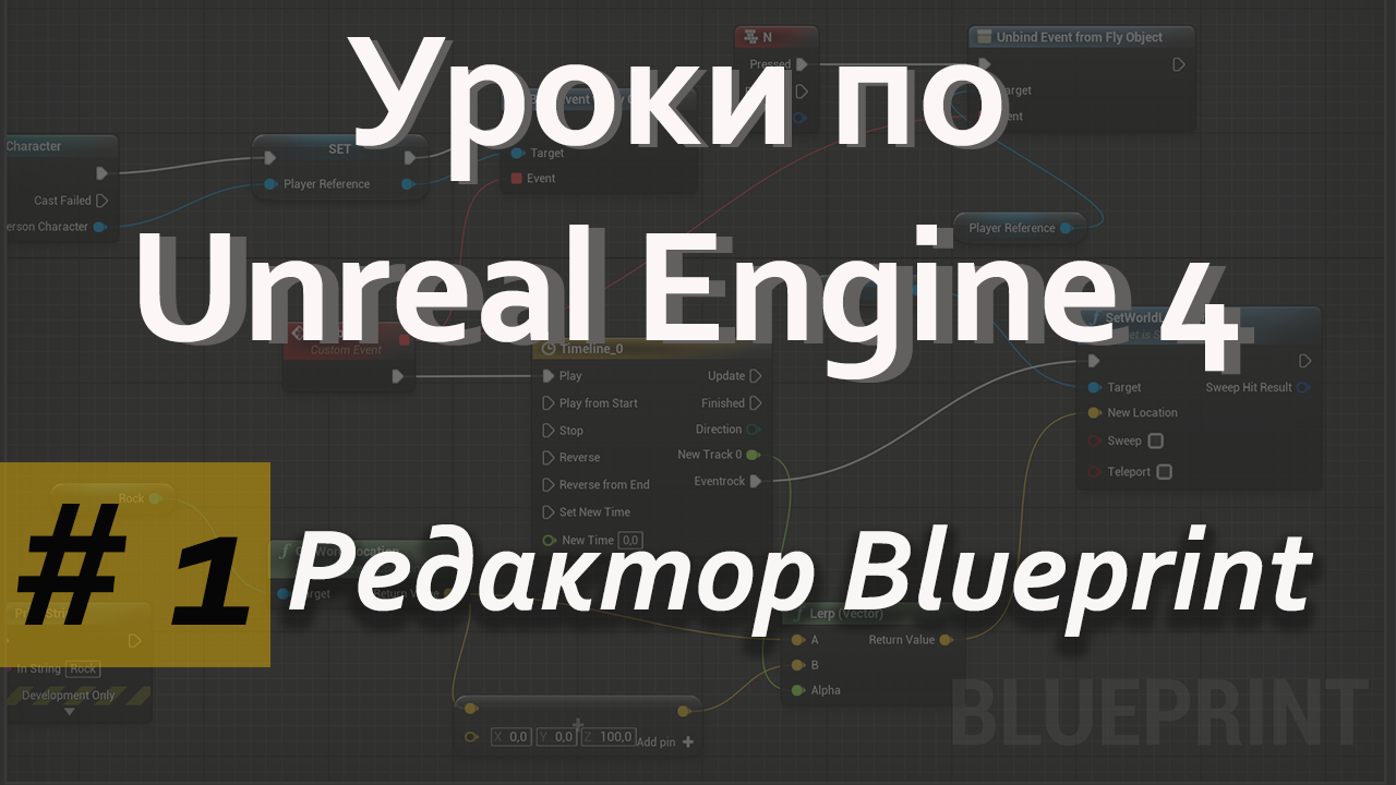 Редактор Блупринтов| Уроки по Blueprint| Уроки по Unreal Engine| Blueprint
