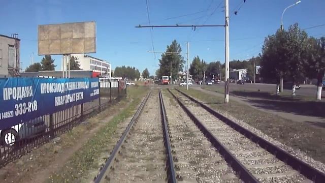 Ярославский трамвай. 71-619КТ №153, маршрут 5 смотреть онлайн