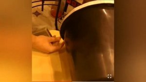 Светильник из пластмассового ведра