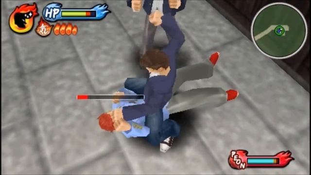 Kenka Bancho Badass Rumble (PSP) gameplay part 2 смотреть онлайн