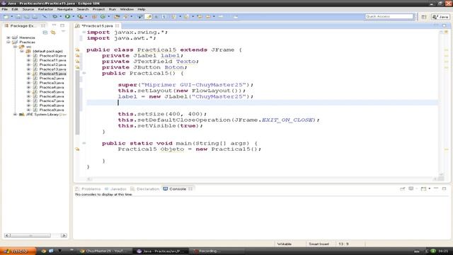 Tutorial 16 JLabel, JTextField y JButton en JAVA смотреть онлайн