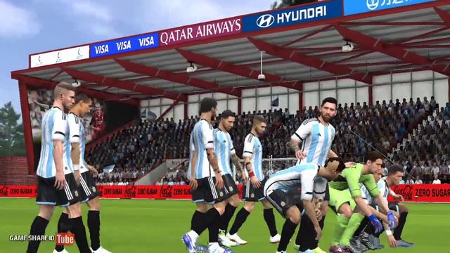 ARGENTINA KIT 22 23 FIFA 16 MOBILE !!