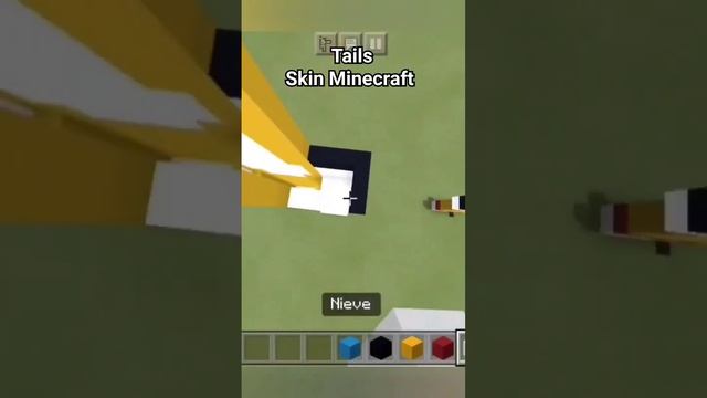 Tails Skin #minecraft #roblox #minecraftshorts #sonic