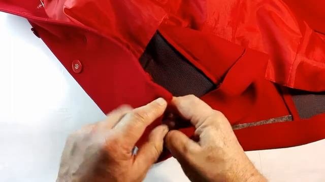 Как укоротить пальто из кашемира.