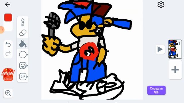 как нарисовать анимацию фнф смотреть онлайн