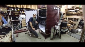 Обзор  коптильни для холодного и горячего копчения на 50-60 кг.  .Коптильня для новичков и бизнеса.