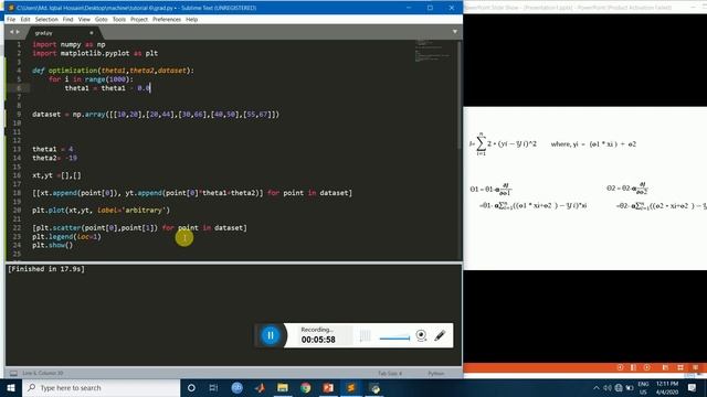 Gradient Descent Algorithm Implementation/Optimization with Python Scratch смотреть онлайн