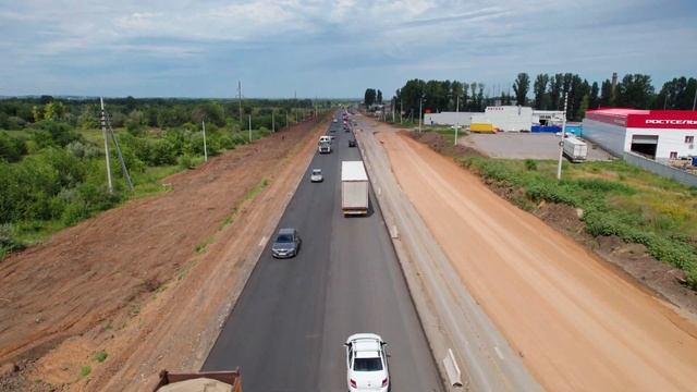 Появилось очертание будущей четырёхполосный трассы в Самарской области смотреть онлайн
