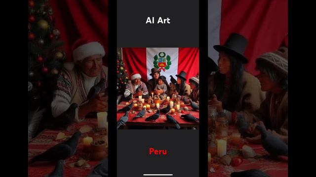 AI Art- Christmas in South America 🎄