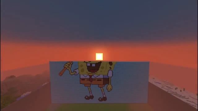 #2 Sponge Bob ! Minecraft Pixel Art/Маинкрафт Пиксель-Арт смотреть онлайн