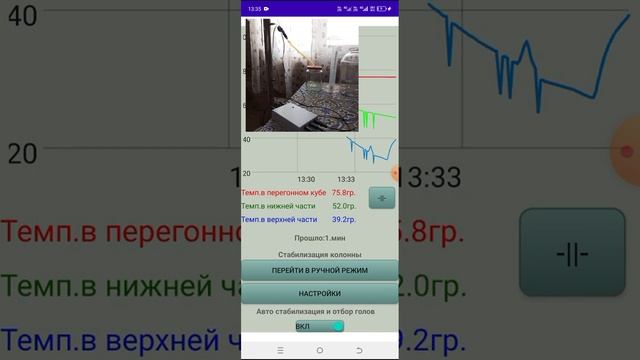 3 часть. Испытания автоматики версии 2,0.Старт стабилизации