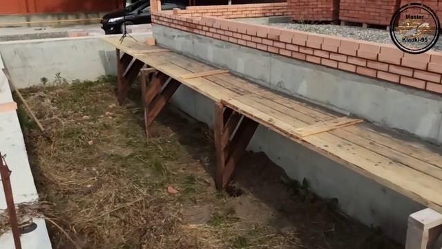 Дом в Чеченском стиле часть вторая,начали кладку.Дом из кирпича, Грозненский кирпич Мастер Кладки-9 смотреть онлайн