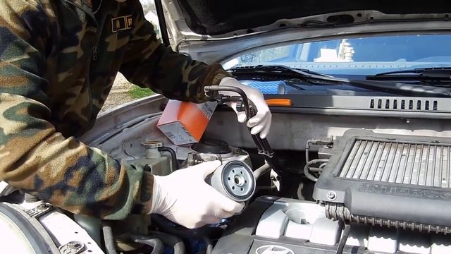 Замена топливного фильтра Hyundai Santa Fe смотреть онлайн
