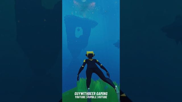 A NOT SO FRIENDLY SHARK ENCOUNTER | ABZU GAME CLIP #abzu #gameclips #diving