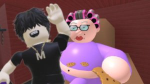 Сбегаю из дома бабушки в роблоксе!