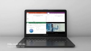 VivoBook E12 E203 - Thiết kế mỏng nhẹ với thời lượng pin lên đến 10 tiếng