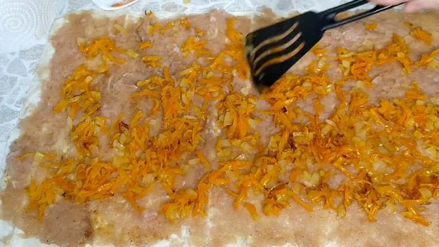 Лентяйский пирог из лаваша с фаршем