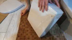 Распаковка - Унитаз напольный Cersanit Parva New Clean On 011