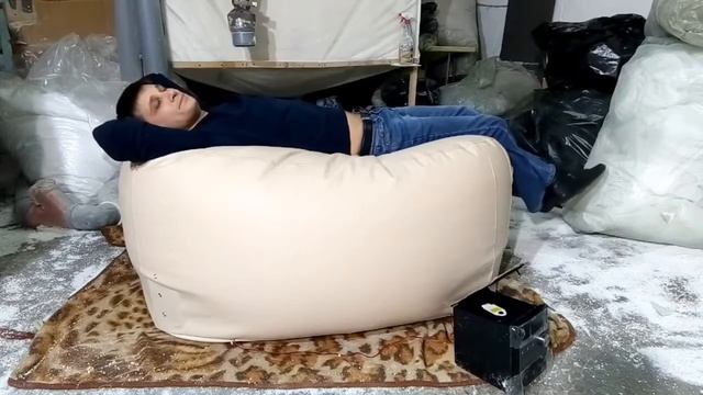 Музыкальный кресло мешок пуф, бескаркасная мебель, кресло пуф с наполнителем полистирол