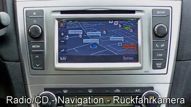 Toyota Avensis 1 8 Navigation 077793 Ruckfahrkamera Toyota S + K GmbH Video смотреть онлайн
