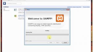 xampp telepítés