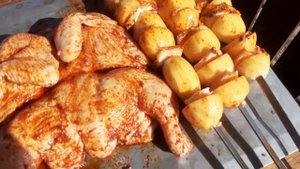 Курица на углях / Рецепт Курицы на Мангале