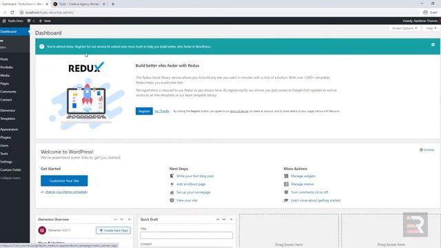 How to Setup and Demo Import | Trydo - Creative Agency & Portfolio WordPress Theme смотреть онлайн