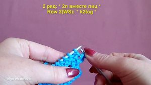 Узор горизонтальными дорожками 392 Вязание спицами