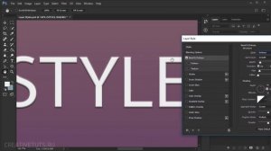 Стили слоя Часть 1.  Видеоуроки Photoshop.