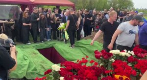 Похороны убитого бандитами аниматора Кирилла Чубко прошли 5 мая в Усть-Лабинске