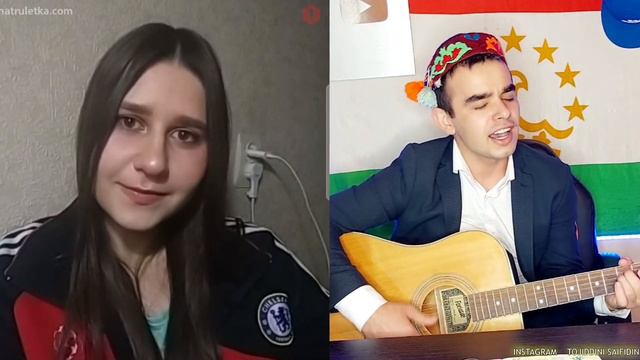 Девушка заплакала 🥺 от Таджикского песня / В Чат Рулетке 2021 смотреть онлайн