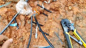 как починить витую пару.  Порвали слаботочный кабель, как восстановить?