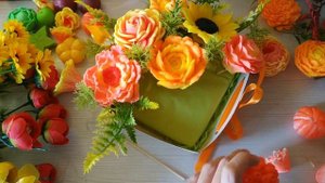 Осенний букет ? RELAX-TIME ? Как собрать осенний букет из мыла