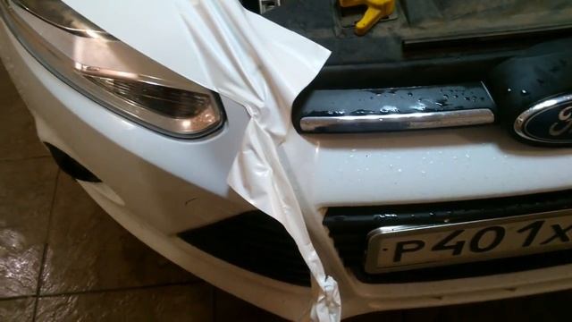 Как сделать реснички на фары из пленки