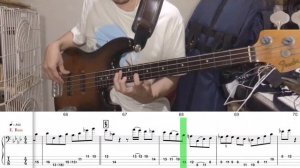 Donna Lee (Jaco Pastorius version) 144bpm with TAB