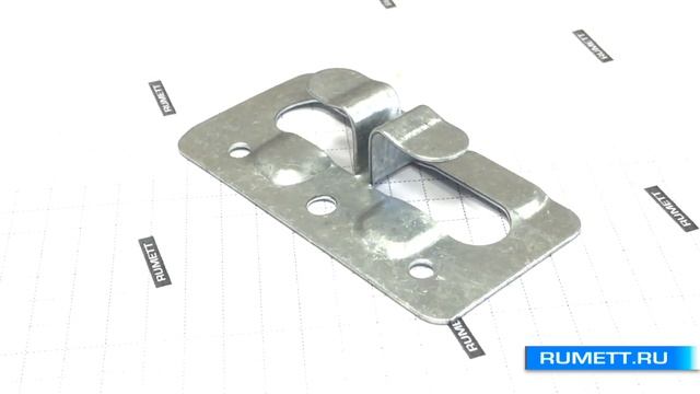 Кляммер боковой из оцинкованной стали 1 мм смотреть онлайн
