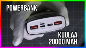 KUULAA Power Bank 20000 мАч QC PD 3,0 - ПОЛНЫЙ ОБЗОР
