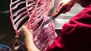 Китайская кухня. Сианьская китайская уличная еда - шашлыки из баранины