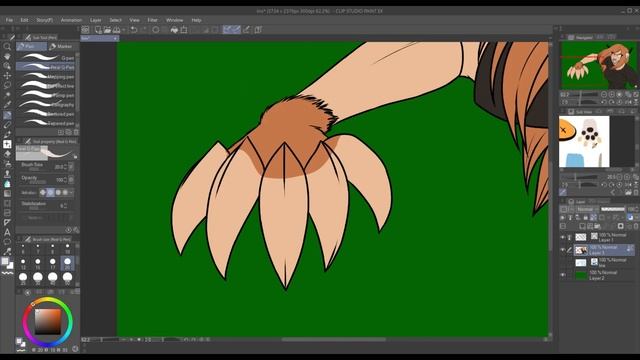 Лариса. Процесс рисования. смотреть онлайн