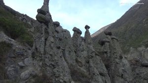 Горный Алтай. Река Чулышман. Турбаза "Каменные грибы"