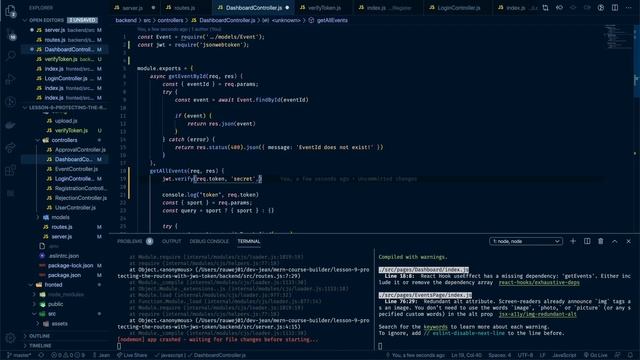 Complete Coding Bootcamp tutorial MERN Stack 2020 - episode 9