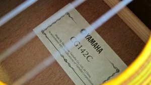 Настройка гитары Yamaha CG142C