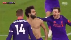 Мохаммед Салах празднует победу