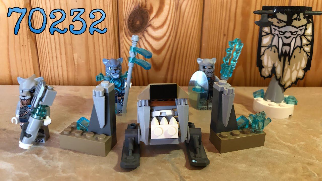 Обзор на набор Lego Legends of Chima 70232 Лагерь клана саблезубых тигров смотреть онлайн
