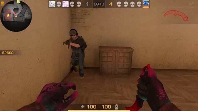 5 НУБОВ VS 2 ПРО С НОЖАМИ... STANDOFF 2 смотреть онлайн